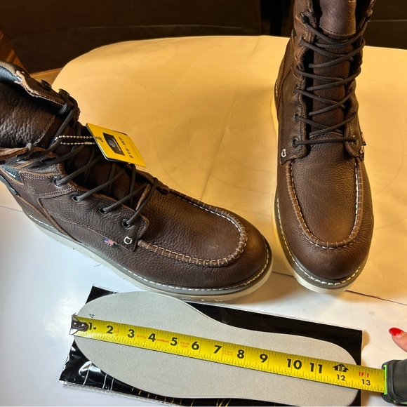 SUREWAY Mens 8" Heavy Duty Waterproof Work Boots for Men Composite 819-WP Size14 - Picture 7 of 12